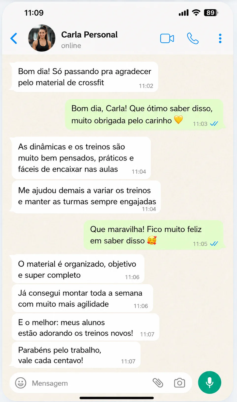 Depoimento de Carla Personal