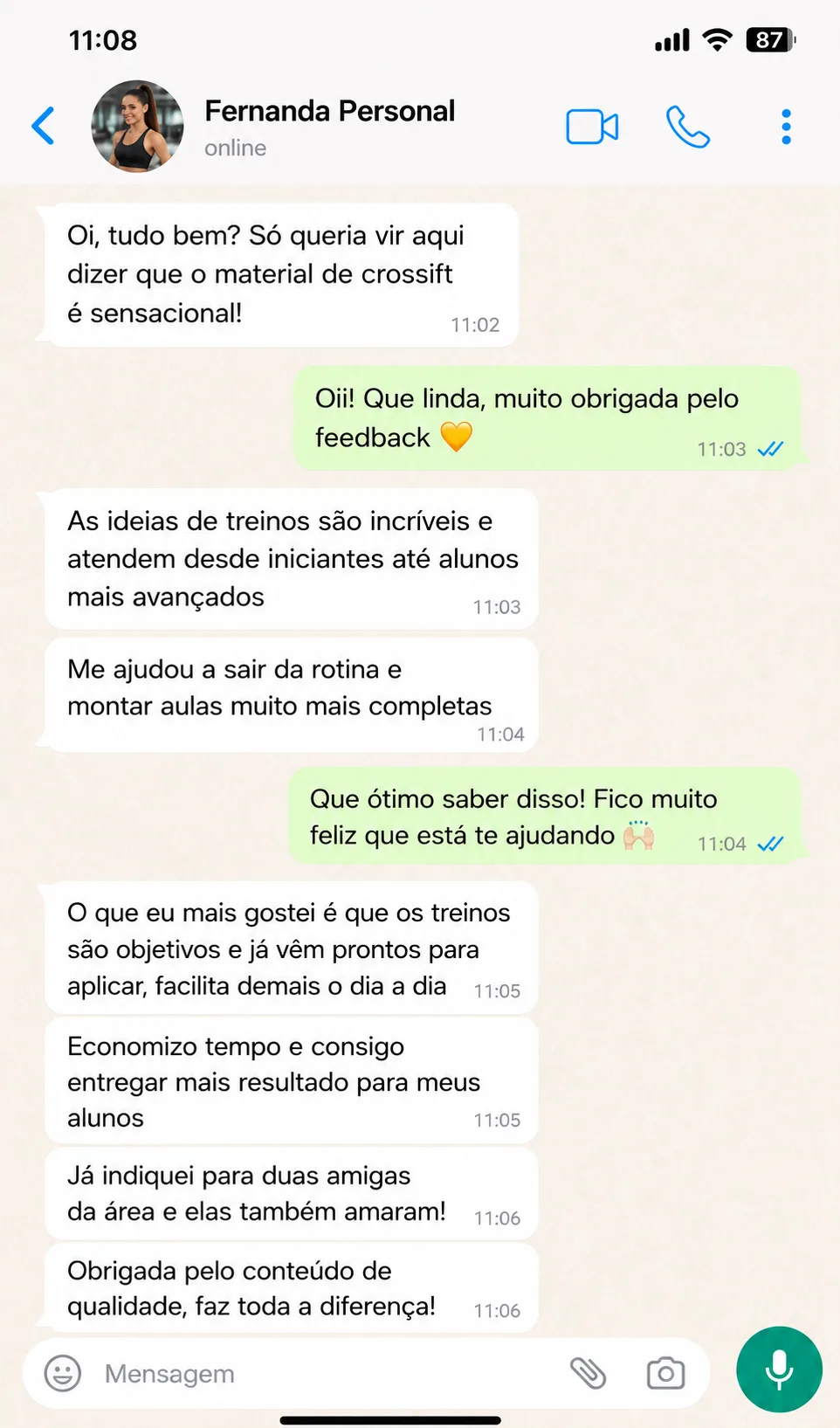 Depoimento de Fernanda Personal